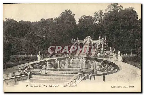 Cartes postales St Cloud Les Cascades parc