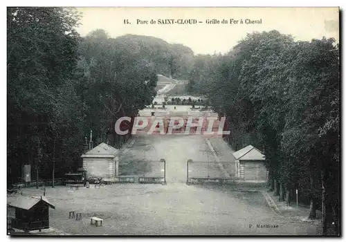 Cartes postales St Cloud Le Parc Grille du Fer a Cheval