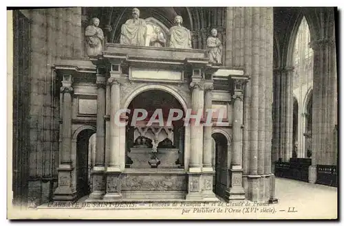 Cartes postales St Denis Tombeau de Francois 1er de Claude de France par Philibert de l Orne