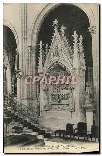 Cartes postales St Denis Abbaye de Tombeau de Dagobert