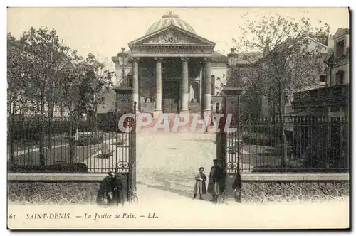 Cartes postales St Denis La Justice de Paix