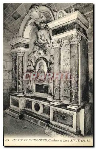 Cartes postales St Denis L Abbaye De Tombeau de Louis XIV