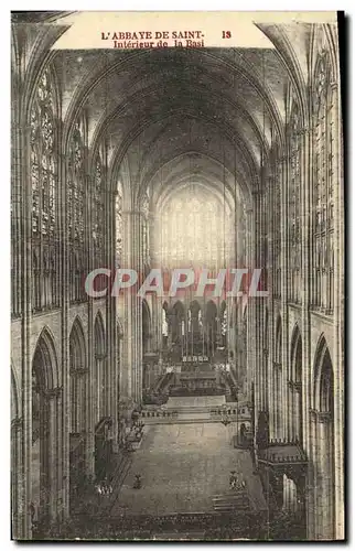 Ansichtskarte AK St Denis L Abbaye Interieur de la Basilique