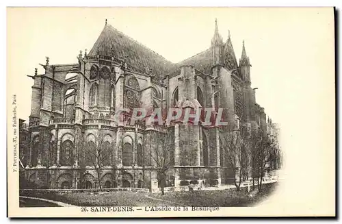 Ansichtskarte AK Saint Denis L Abside de la Basilique