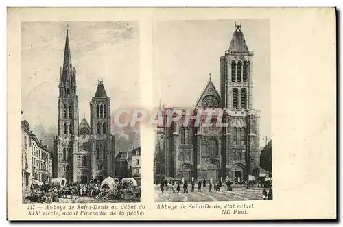 Ansichtskarte AK Abbaye de Saint Denis au Debut du 19eme Abbaye