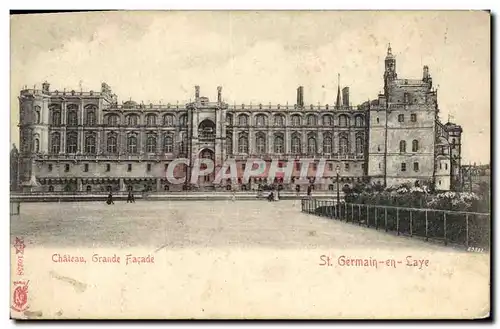 Cartes postales St Germain En Laye Chateau Grande Facade