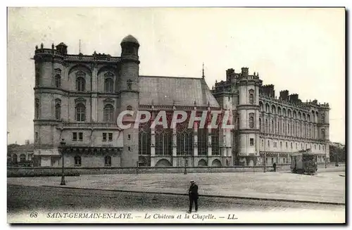 Cartes postales St Germain En Laye Le Chateau et la Chapelle