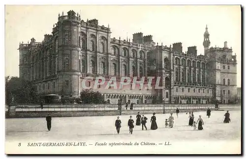 Cartes postales Saint Germain En Laye Facade Septentrionale du Chateau