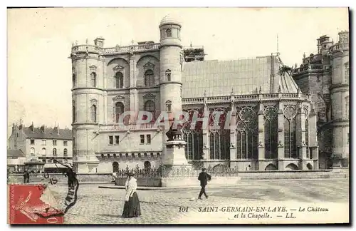 Cartes postales Saint Germain En Laye Le Chateau et la Chapelle