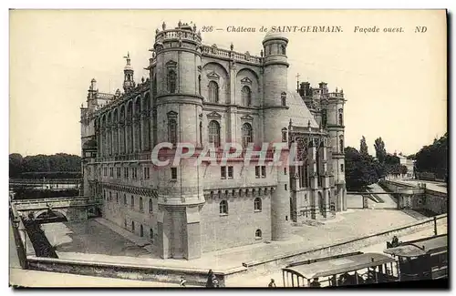 Cartes postales Chateau de Saint Germain Facade Ouest