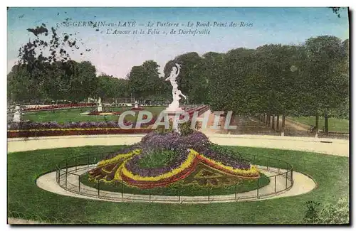 Cartes postales Saint Germain En Laye Le Parterre Le Rond Point des Roses