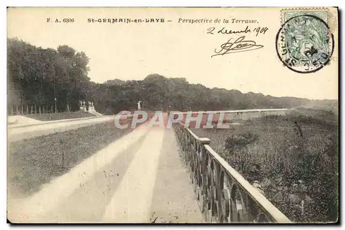 Cartes postales Saint Germain En Laye Perspective de la Terrasse