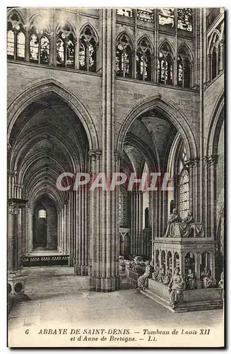 Ansichtskarte AK Abbaye de Saint Denis Tombeau de Louis XII et d Anne de Bretagne