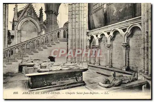 Cartes postales Abbaye De Saint Denis Chapelle Saint Jean Baptiste