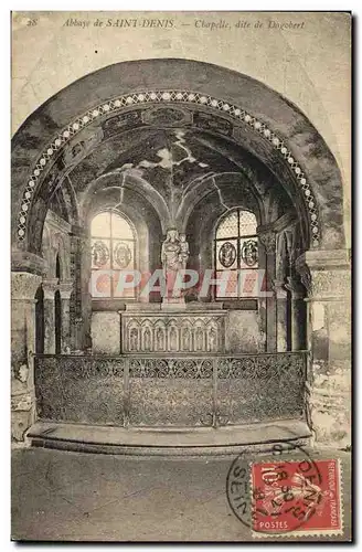 Ansichtskarte AK Abbaye de Saint Denis Chapelle dite de Dagobert