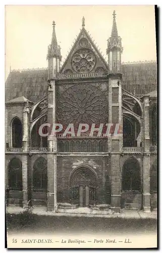 Ansichtskarte AK Saint Denis La Basilique Porte Nord