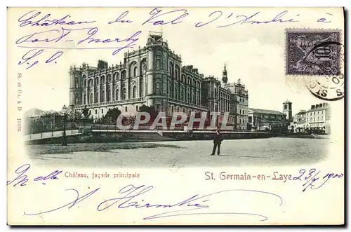 Cartes postales St Germain en Laye Chateau Facade Principale