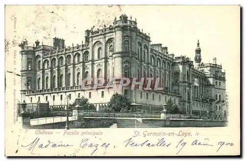 Cartes postales St Germain En Laye Chateau Facade Principale