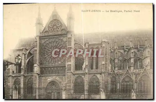 Ansichtskarte AK Saint Denis La Basilique Portail Nord