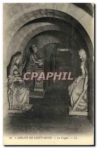 Cartes postales Abbaye De Saint Denis La Crypte