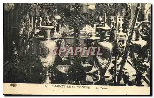 Cartes postales L Abbaye De Saint Denis Le Tresor