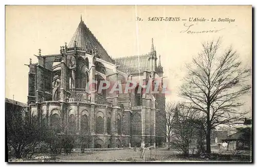 Ansichtskarte AK Saint Denis L Abside La Basilique