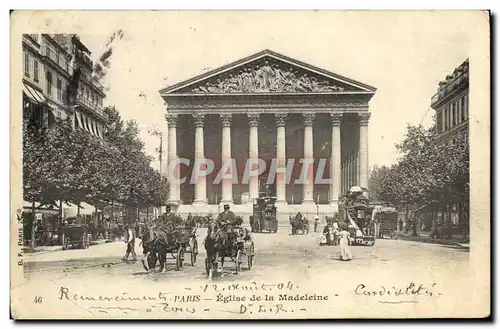 Cartes postales Paris Eglise de la Madeleine