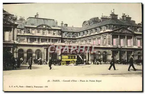 Ansichtskarte AK Paris Conseil d Etat Place du Palais Royal