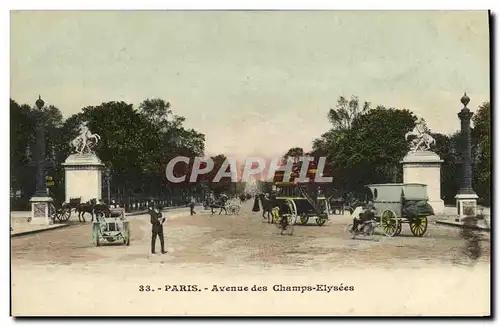 Cartes postales Paris Avenue des Champs Elysees