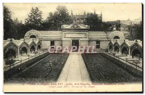 Cartes postales Paris Chapelle Louis XVl Jardin de la Chapelle Boulevard de la Chapelle