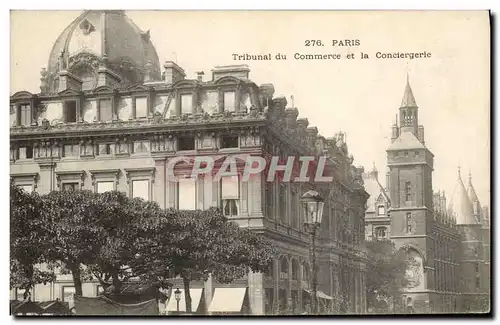 Ansichtskarte AK Paris Tribunal du Commerce et la Conciergerie