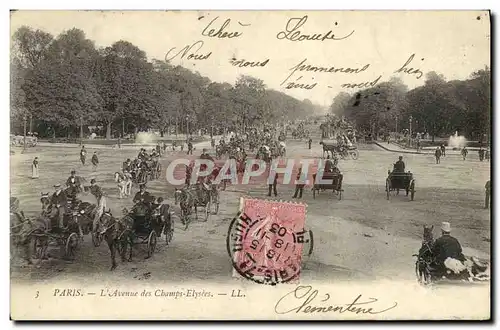 Ansichtskarte AK Paris l Avenue des Champes Elysees