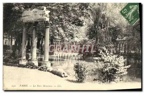 Cartes postales Paris Le Parc Monceau