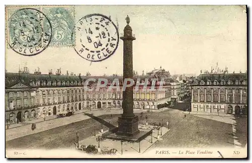 Cartes postales Paris La Place Vendome