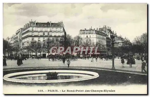 Ansichtskarte AK Paris Le Rond Point des Champs Elysees