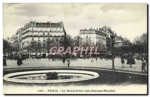 Cartes postales Paris Le Rond Point des Champs Elysees