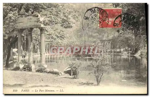 Cartes postales Paris Le Parc Monceau