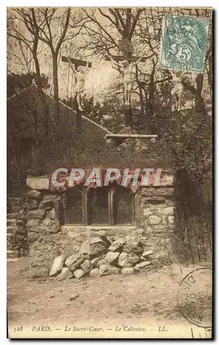 Cartes postales Paris Le Sacre Coeur Le Calvaire