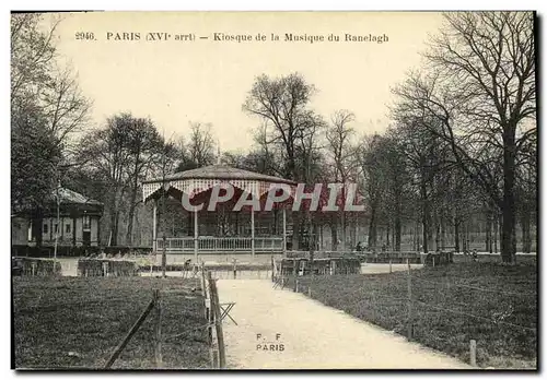 Cartes postales Paris Kiosque de la Musique du Ranelagh