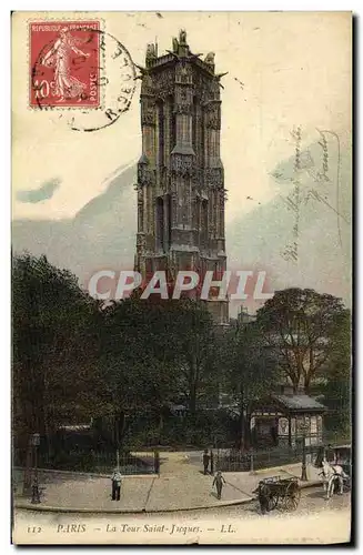 Cartes postales Paris La Tour Saint Jacques