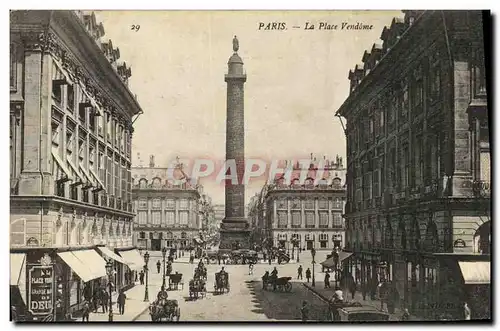 Cartes postales Paris La Place Vendome