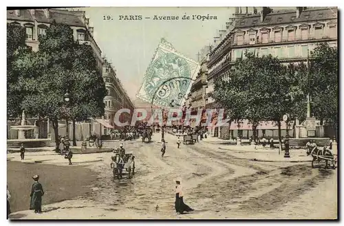 Cartes postales Paris Avenue de l Opera