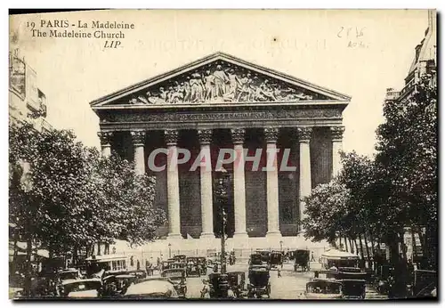 Cartes postales Paris La Madeleine