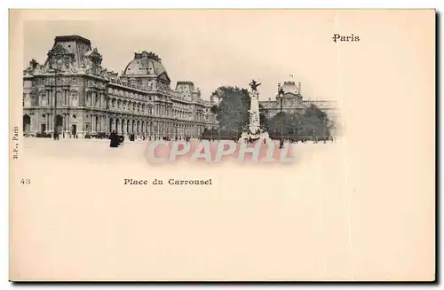 Cartes postales Paris Place du Carrousel