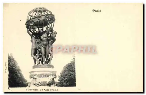 Cartes postales Paris Fontaine de Carpeaux