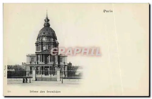 Cartes postales Paris Dome ds Invalides