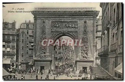 Cartes postales Paris Porte Saint Denis