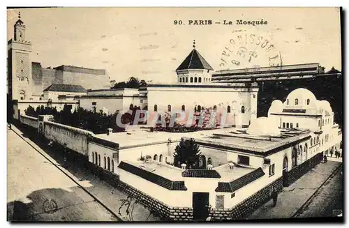 Cartes postales Paris La Mosquee Islam