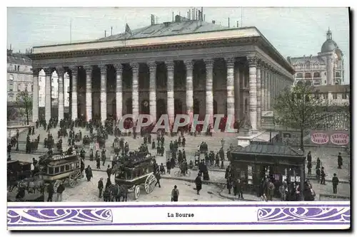 Cartes postales Paris La Bourse