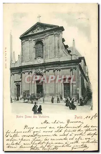 Cartes postales Notre Dame des Victoires Paris